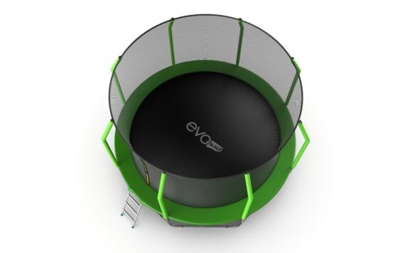 Батут Evo Jump Cosmo 12ft Green Lowernet + сетка