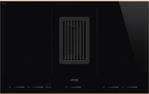 Встраиваемая индукционная варочная панель с вытяжкой Smeg HOBD682R1