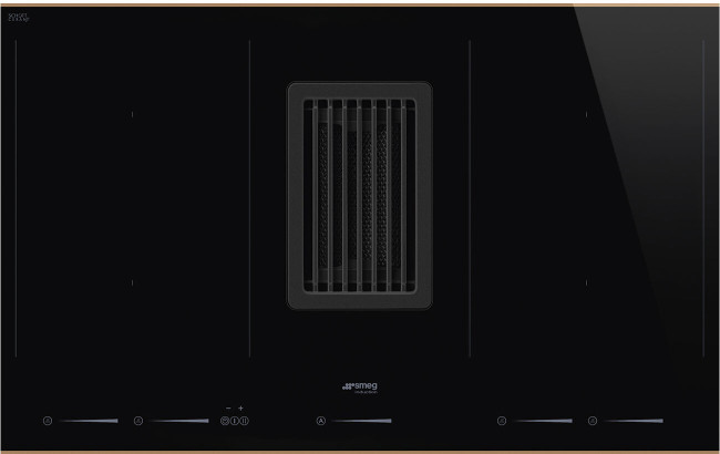 Встраиваемая индукционная варочная панель с вытяжкой Smeg HOBD682R1