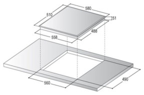 Варочная панель Korting HI 62022 B