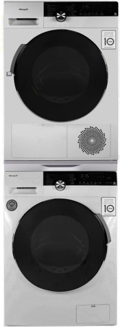 Комплект стиральная и сушильная машина Weissgauff WM 5649 DC + WD 599 DC + WSK 11300