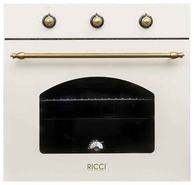 Встраиваемый газовый духовой шкаф RICCI RGO-620BG Встраиваемый газовый духовой шкаф RICCI RGO-620BG
