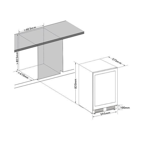 Винный шкаф CELLAR PRIVATE CP051-1T