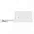 Встраиваемая вытяжка Maunfeld VS Light 60 white glass W