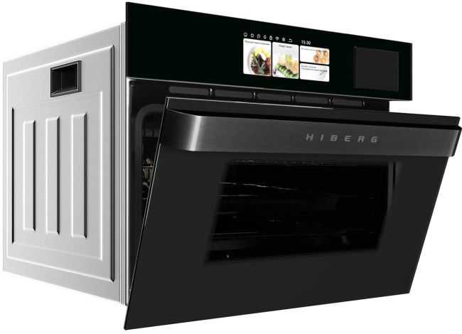 Электрический духовой шкаф Hiberg S-VM 5615 B i-SMART