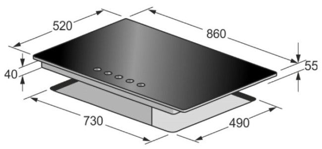 Газовая варочная панель Kaiser KCG 9387 Turbo