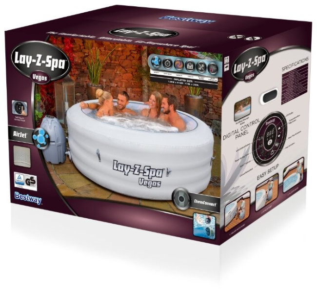 СПА бассейн Bestway Lay-Z-SPA Vegas AirJet 54112 СПА бассейн Bestway Lay-Z-SPA Vegas AirJet 54112