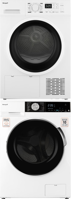 Комплект стиральная и сушильная машина Weissgauff WM 56512 DC Inverter Steam + WD 6148 D Heat Pump