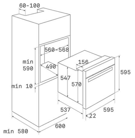 Электрический духовой шкаф TEKA HLB 860 (41560098)