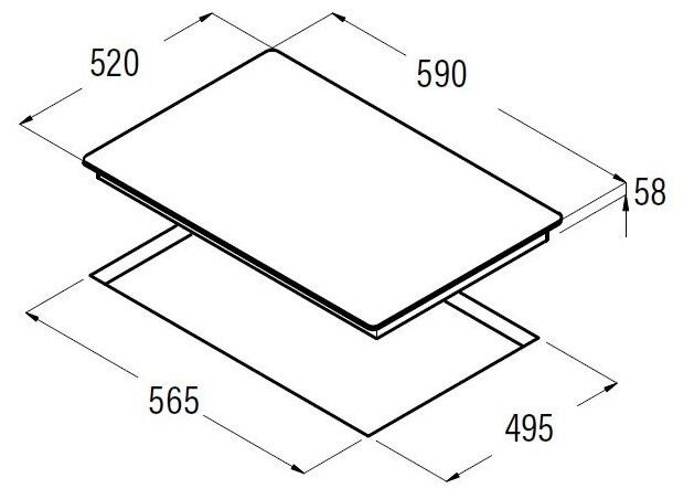Индукционная варочная панель CATA IB 6304 BK