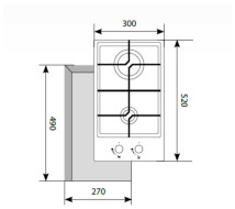 Варочная панель LEX GVG 321 WH