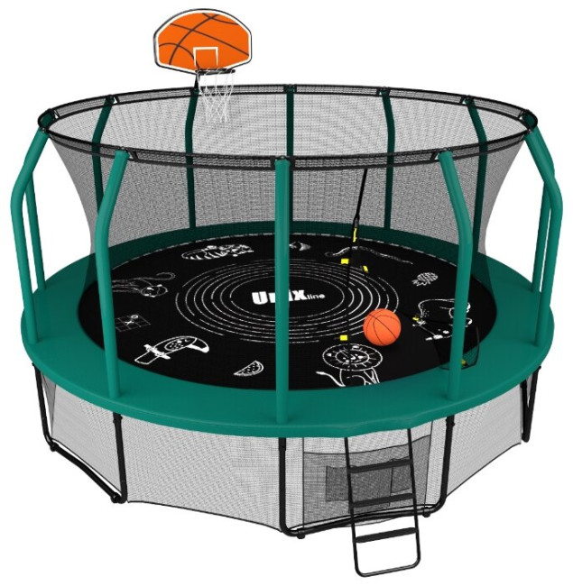 Каркасный батут Unix Line 12ft Supreme Game Basketball Каркасный батут Unix Line 12ft Supreme Game Basketball
