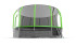 Батут Evo Jump Cosmo 16ft Green Lowernet + сетка
