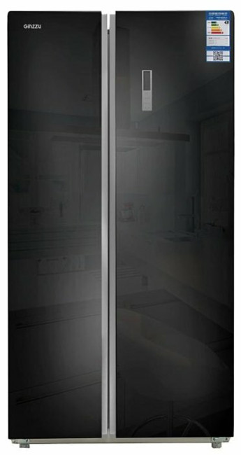Холодильник Ginzzu NFK-580 Black glass Холодильник Ginzzu NFK-580 Black glass