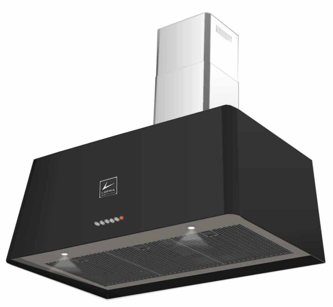 Каминная вытяжка Lofra Rainbow 90 nero mat Каминная вытяжка Lofra Rainbow 90 nero mat