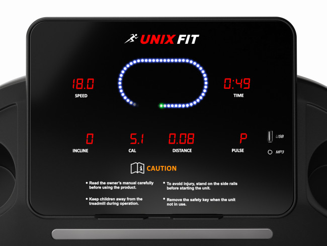 Электрическая беговая дорожка UnixFit ST-630R Black Электрическая беговая дорожка UnixFit ST-630R Black