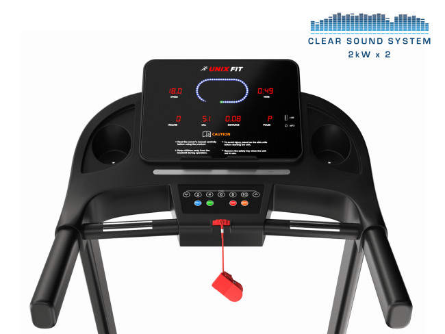 Электрическая беговая дорожка UnixFit ST-630R Black Электрическая беговая дорожка UnixFit ST-630R Black