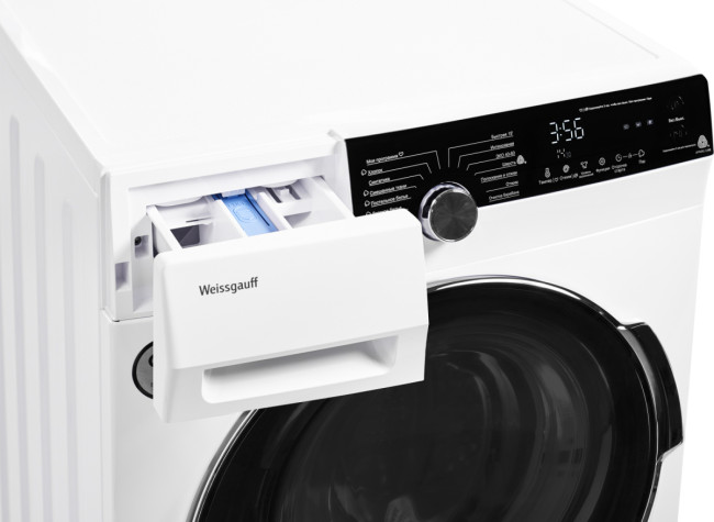 Комплект стиральная и сушильная машина Weissgauff WM 59412 DC Inverter Steam + WD 6148 D Heat Pump