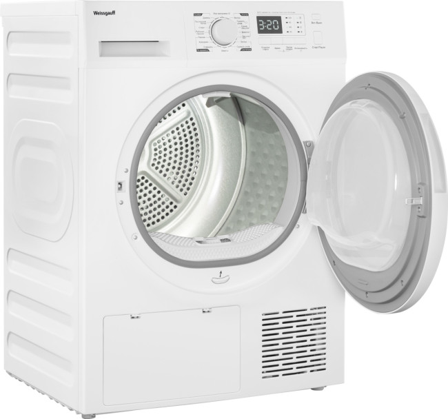 Комплект стиральная и сушильная машина Weissgauff WM 59412 DC Inverter Steam + WD 6148 D Heat Pump