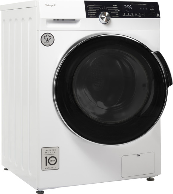 Комплект стиральная и сушильная машина Weissgauff WM 59412 DC Inverter Steam + WD 6148 D Heat Pump