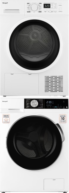 Комплект стиральная и сушильная машина Weissgauff WM 59412 DC Inverter Steam + WD 6148 D Heat Pump