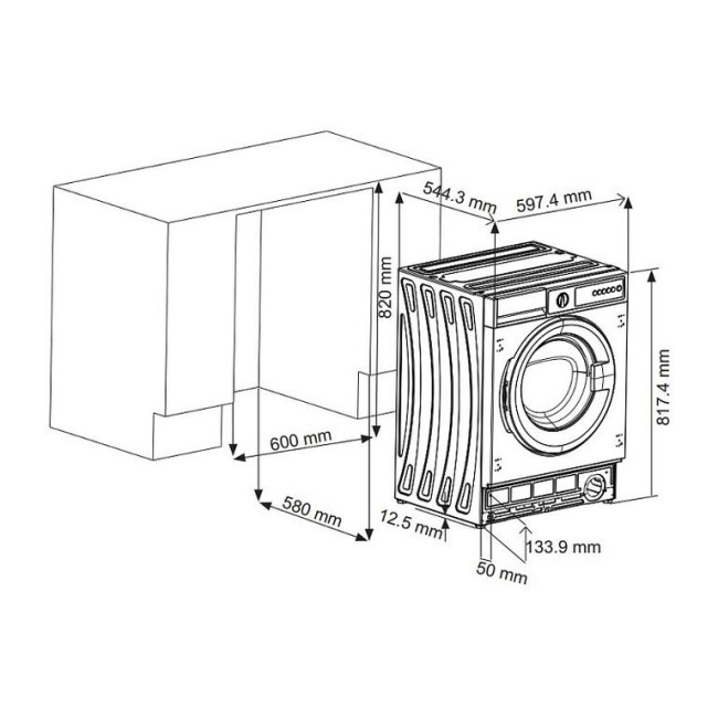 Стиральная машина Korting KWMI14V87 Стиральная машина Korting KWMI14V87