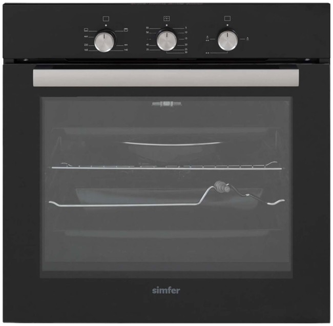 Встраиваемый газовый духовой шкаф Simfer B6GB12055 Встраиваемый газовый духовой шкаф Simfer B6GB12055