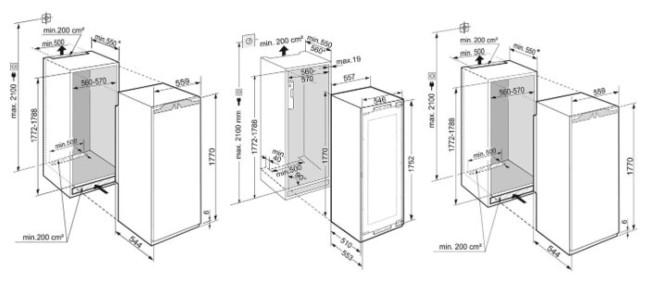 Встраиваемый холодильник Liebherr SBSWdf 99I5