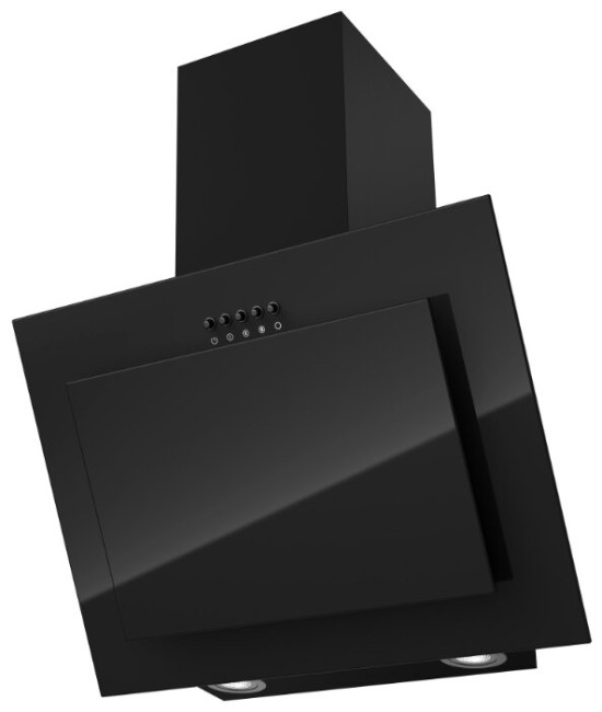 Каминная вытяжка Krona SELIYA 600 black push button Каминная вытяжка Krona SELIYA 600 black push button
