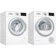 Комплект стиральная и сушильная машина Bosch WAT28461OE + WTW85469OE