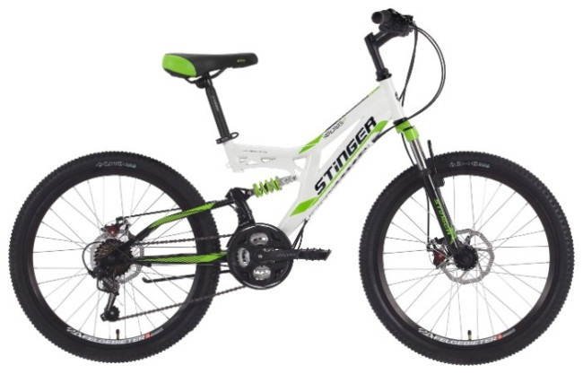 Подростковый горный (MTB) велосипед Stinger Highlander D 24 (2018)