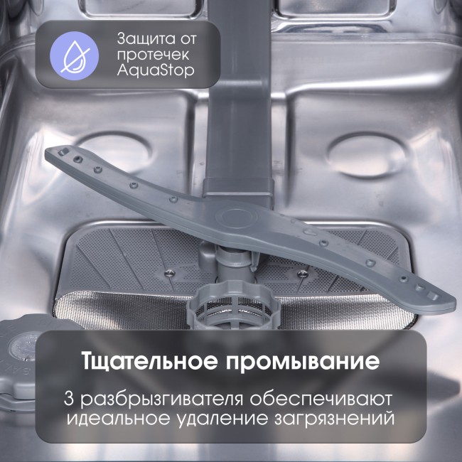 Встраиваемая посудомоечная машина Zigmund & Shtain DW 303.4 Встраиваемая посудомоечная машина Zigmund & Shtain DW 303.4