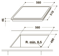 Варочная панель Ariston HAR 642 DO A Варочная панель Ariston HAR 642 DO A