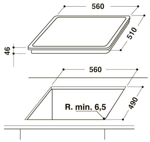 Варочная панель Ariston HAR 642 DO A