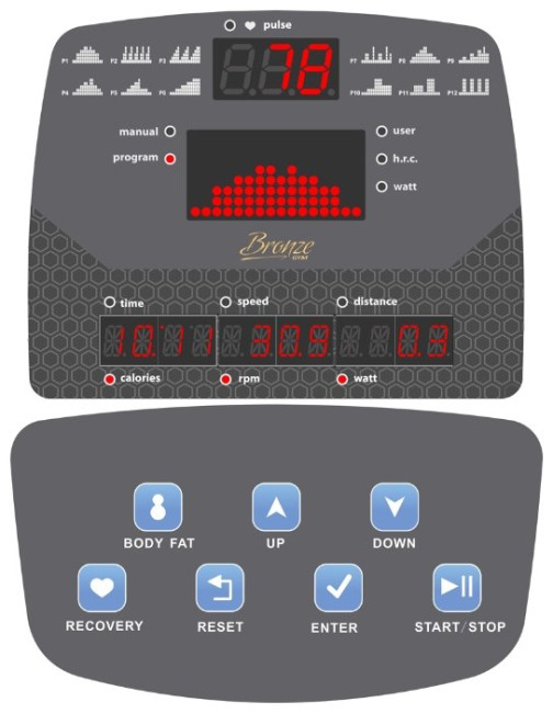 Эллиптический тренажер Bronze Gym E901 Pro
