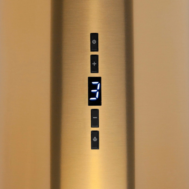 Вытяжка Konigin Pasio Gold/Black Glass 31