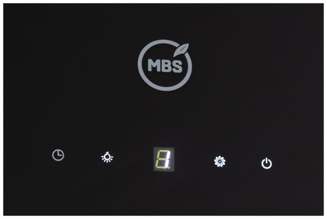 Вытяжка MBS ACORUS 500 ISLAND BLACK