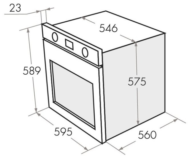 Духовой шкаф MAUNFELD MEOH 6711BS Духовой шкаф MAUNFELD MEOH 6711BS