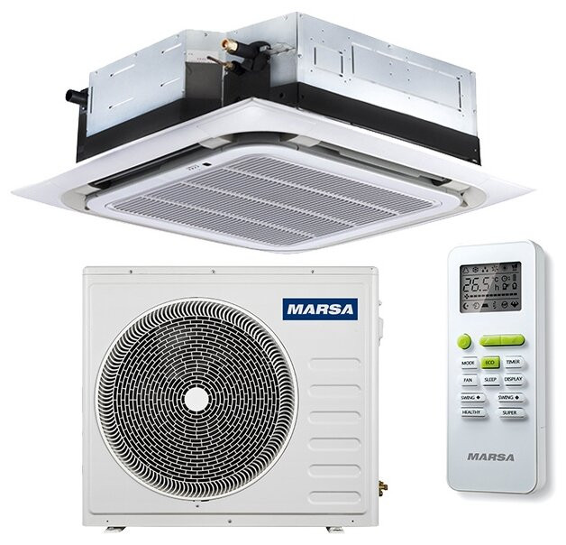Кассетный кондиционер Marsa MRK-36UHTN/MRK-36HTNE-W Кассетный кондиционер Marsa MRK-36UHTN/MRK-36HTNE-W