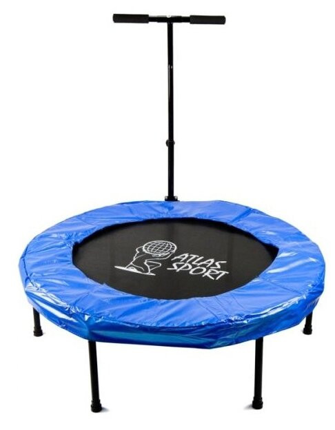 Каркасный батут Atlas Sport 122 см с ручкой на резинках 122х122х30 см