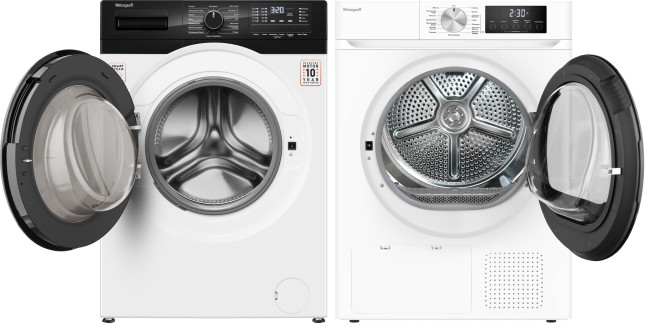 Комплект стиральная и сушильная машина Weissgauff WM 61210 DC Inverter Steam + WD 6109 Heat Pump