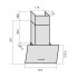 Вытяжка MBS ALPINIA 150 GLASS BLACK