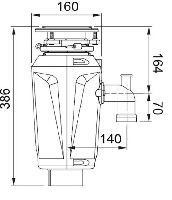 Измельчитель пищевых отходов Franke SLIM 100 (134.0715.095) Измельчитель пищевых отходов Franke SLIM 100 (134.0715.095)