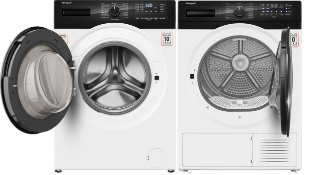 Комплект стиральная и сушильная машина Weissgauff WM 61210 DC Inverter Steam + WD 6110 B Heat Pump