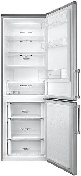 Холодильник LG GB-B59PZKVB нержавеющая сталь