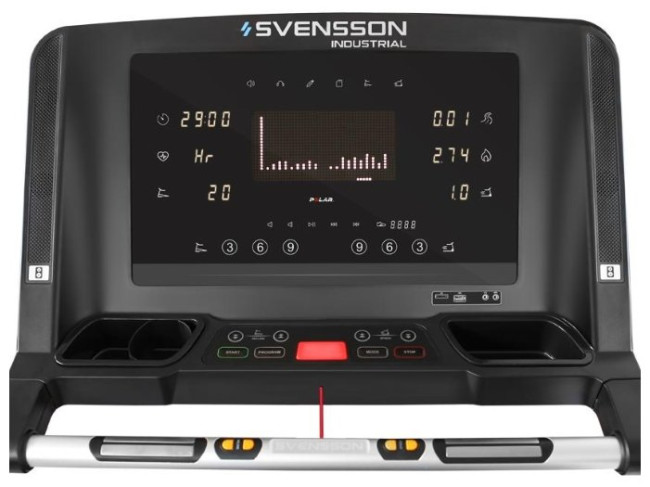 Электрическая беговая дорожка Svensson Industrial Armortech Black & White