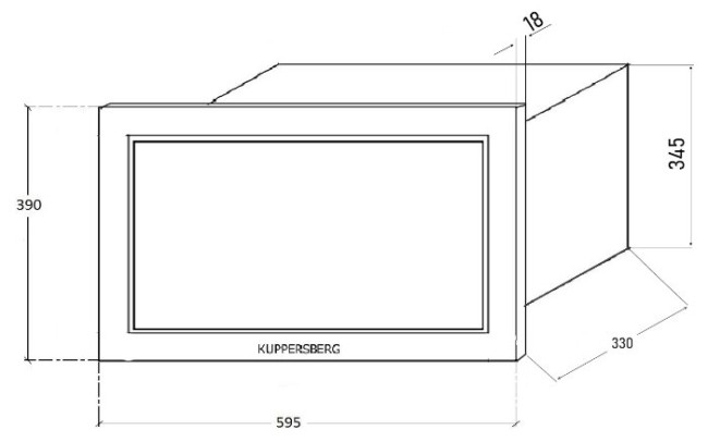Микроволновая печь встраиваемая Kuppersberg HMW 650 B