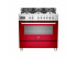 Комбинированная плита Bertazzoni PRO90 6 MFE S ROT