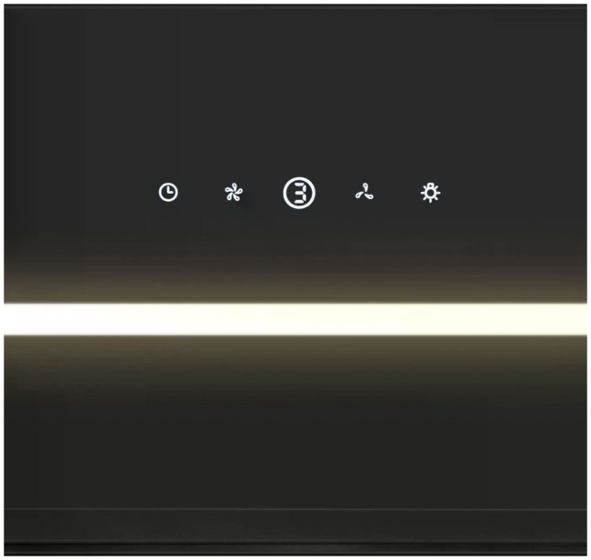 Вытяжка Meferi SMARTBOX60BK GLASS COMFORT