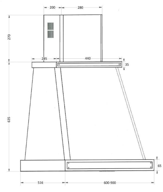 Каминная вытяжка Kuppersberg T 669 ANT silver Каминная вытяжка Kuppersberg T 669 ANT silver